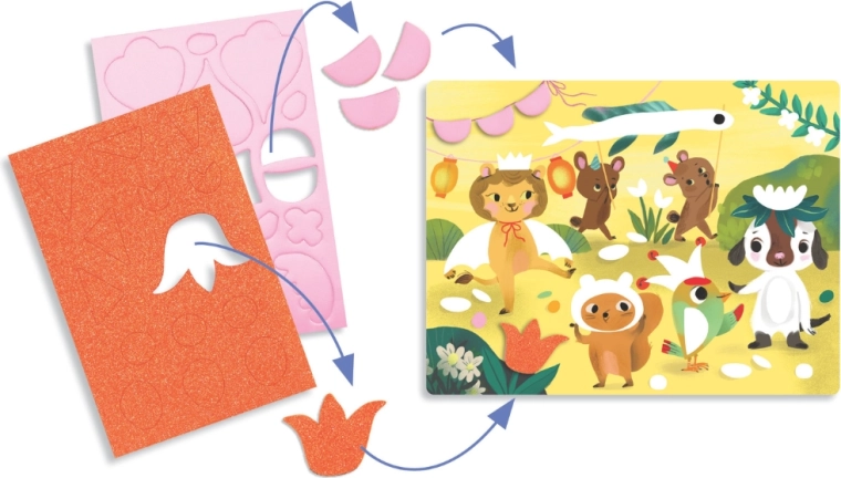 Predizrezane oblike za enostavno lepljenje