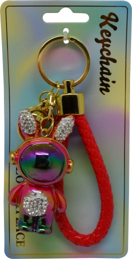 Obesek za ključe zajček galaxy