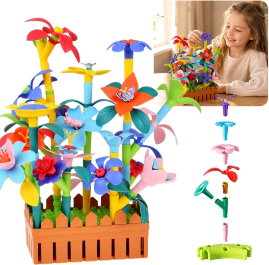 Flower Garden Building Set – 132 pieces