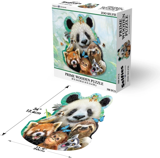 Lesene sestavljanke Afrika 300 koščkov PRIME 3D