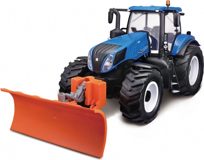 Maisto RC traktor New Holland z rezilom in lučmi 2,4 GHz