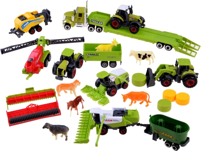 Complete equipment for farm play