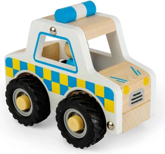 Bigjigs Toys leseni mini policijski avto