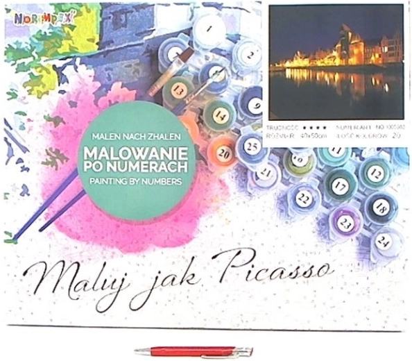Slikanje po številkah Gdańsk – Motława