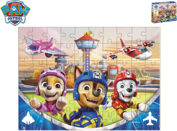 Sestavljanka Piloti iz Adventure Baya Tačke na patrulji 60 kosov Paw Patrol