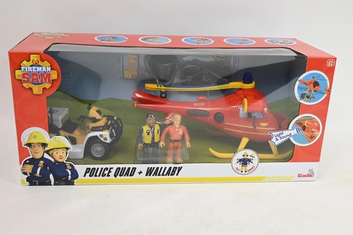Fireman Sam igralni set Wallaby s štirikolesnikom in figuricami