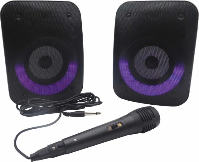 Pripravljeno za karaoke z mikrofonom