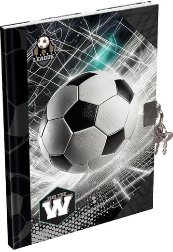 Dnevnik A5 LizzyCard Top League s ključavnico