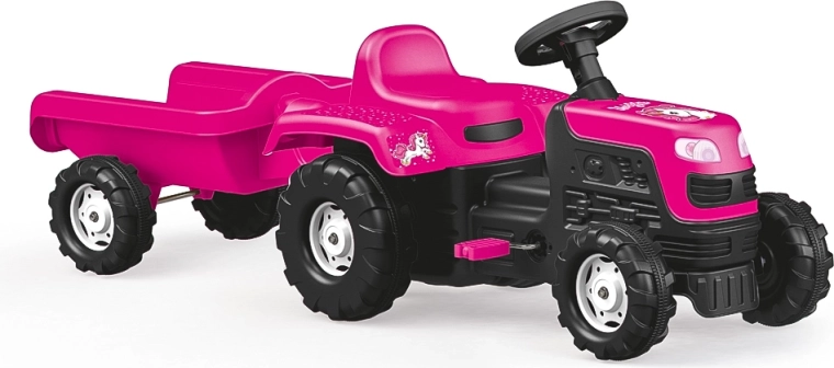 Pedalni traktor s prikolico Samorog