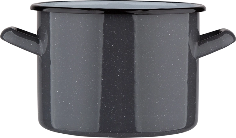 Siv pikčast lonec 2,2 l (16 cm, višina 12 cm)