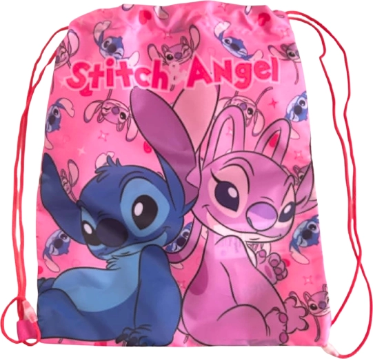 Otroška vreča za na hrbet Lilo & Stitch rožnata 40 × 35 cm