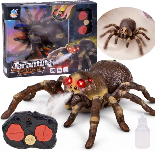 Remote-controlled tarantula spider with water vapor function - 1 piece