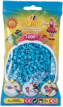 Hama Midi perlice za likanje 1000 kos modre