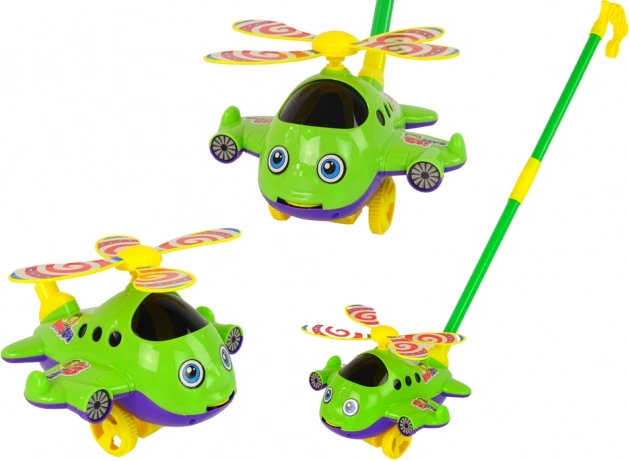 Zeleni Veseli Helikopter na Potisk