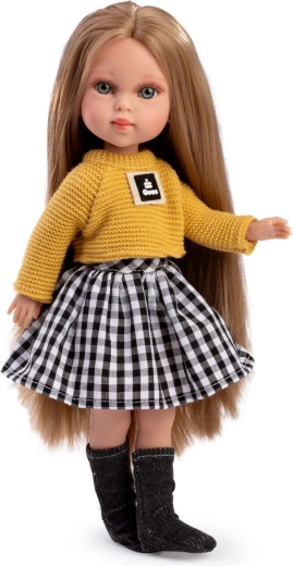 Realistična punčka Penelope s celovinilastim telesom 34 cm