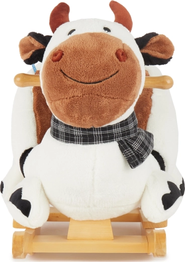 Bieco gugalna kravica z oblazinjenim sedežem