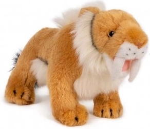 Sabljasti tiger – plišasta igrača