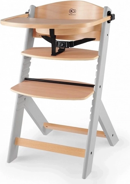 Hranilni stol ENOCK NATURAL GREY