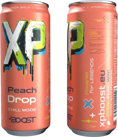 XP BOOST drink otroška zeliščna pijača peach drop 330 ml - 1 kos
