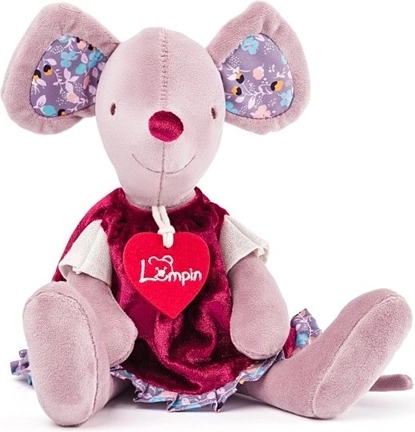 Woodyland Lumpin plišasta miška Cilka v oblekici 28 cm
