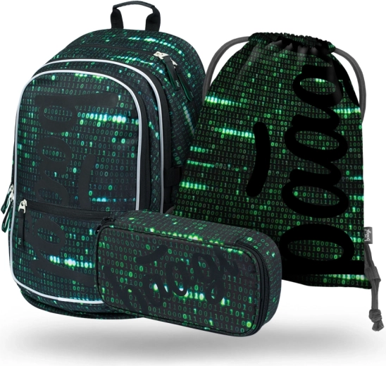 Komplet Baagl Core Numbers: Nahrbtnik, Puščica in Vrečka