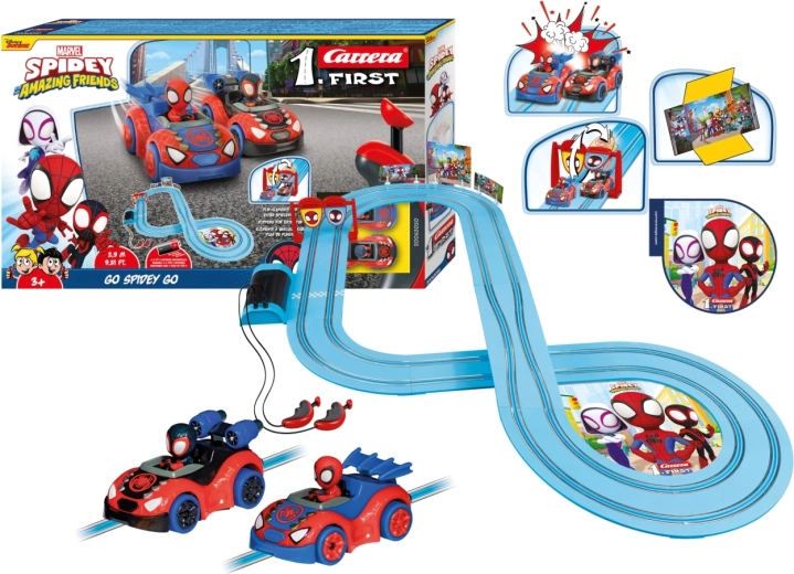 Dirkalna steza Carrera First Spidey – Go Spidey Go! 2,9 m