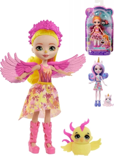 Mattel Enchantimals punčka z živalico 15 cm - 1 kos