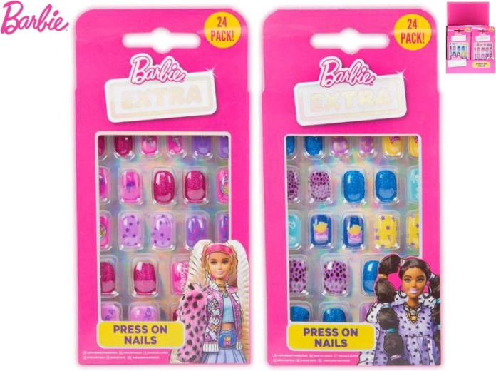 Set nalepljivih nohtov BARBIE za otroke