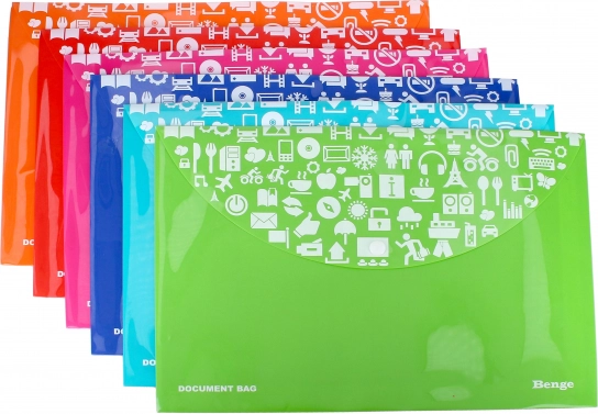 Plastična mapa s pritiskačem 33,3x23,3 cm