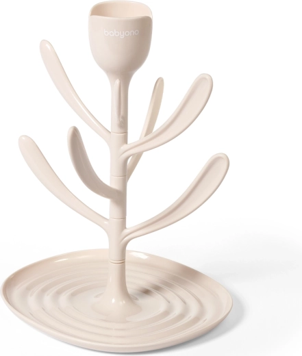 BabyOno univerzalni odcejalnik za otroške stekleničke in dodatke tulip beige