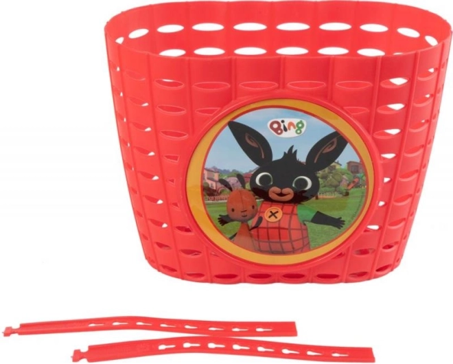 Otroška košara za kolo z motivom Bing