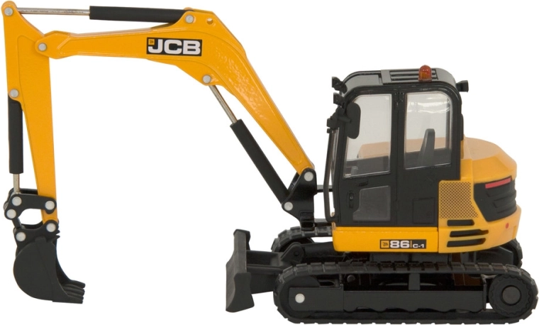 Movable boom and bucket for realistic digging