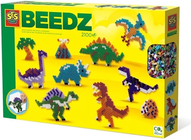 SES Creative Beedz likalne perle dinozavri 2100 kosov
