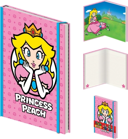 Super Mario zvezek A5 Premium Peach