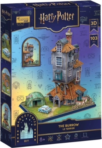 Cubic Fun 3D sestavljanka Harry Potter Nora – dom Weasleyjevih