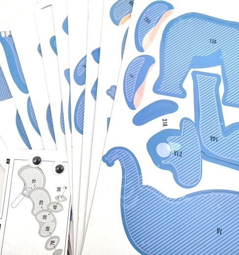 Enostavno sestavljanje zahvaljujoč oštevilčenim delom