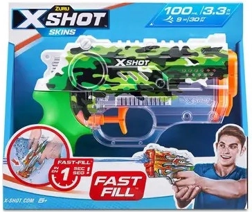 Hitro polnjenje Skins Nano vodni izstreljevalnik