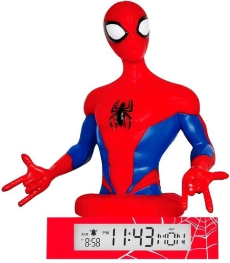 3D Spider-Man alarm clock lamp
