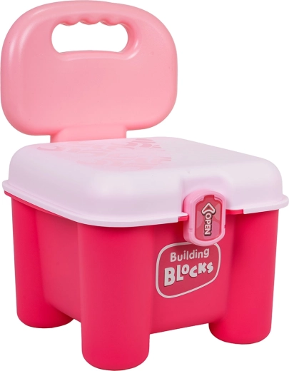 A box that serves as a chair