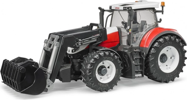 Bruder traktor Steyr Terrus CVT s čelnim nakladačem