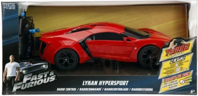 Hitri in drzni daljinsko vodeni avto Lykan Hypersport