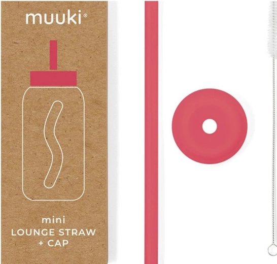 MUUKI Mini Lounge slamica s pokrovčkom Lubenica