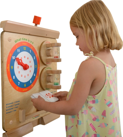 Izobraževalna stenska tabla Masterkidz za učenje časa