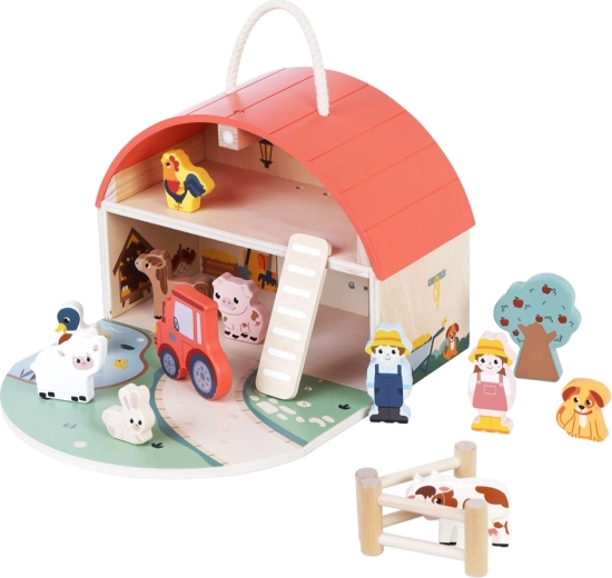 Lesena kmetijska hišica 2Kids Toys