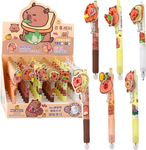 Gel peresnik Kapibara z vrtljivim elementom, modro črnilo