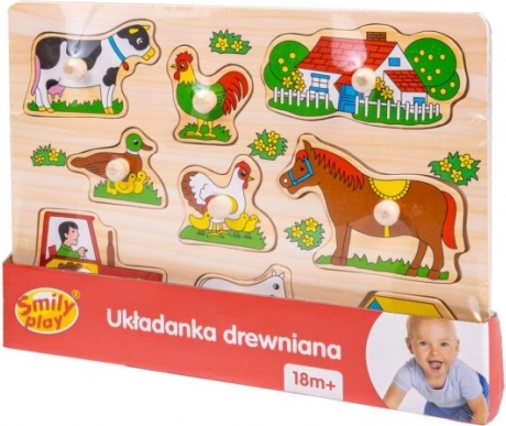 Lesene sestavljanke Kmetija
