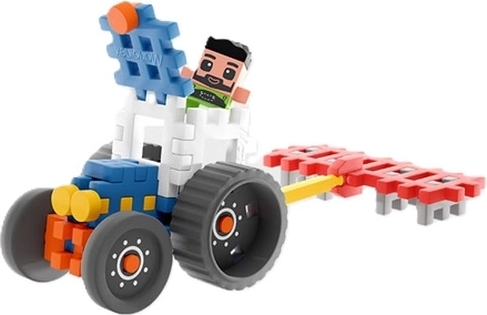 Traktor in kmetijska mehanizacija za igro dela na polju