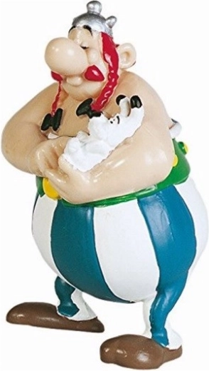 Asterix & Obelix zbirateljska figurica Obeliks z Idefiksom - 1 kos