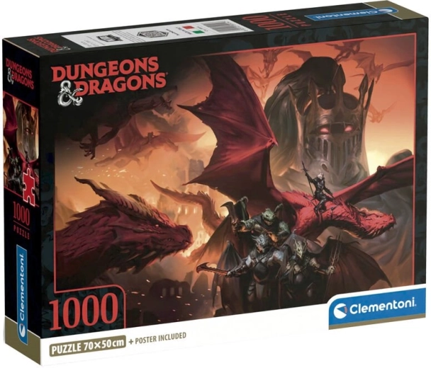 Sestavljanka CLEMENTONI Dungeons & Dragons 1000 kosov
