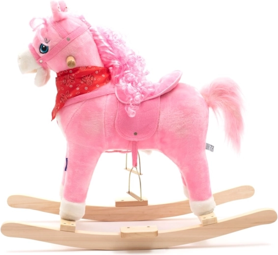 Stabilna lesena osnova in udobno sedlo